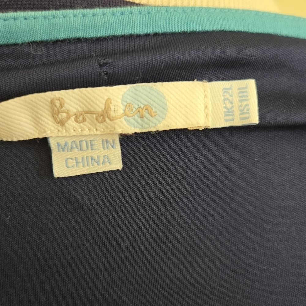 BODEN Women’s Navy Blue Alice Ponte Fit and Flare 18L - Picture 4 of 5